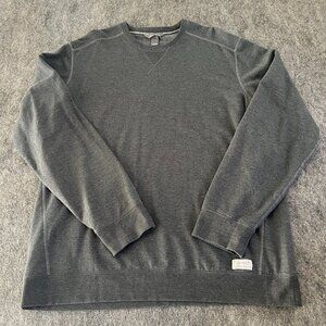 Eddie Bauer dark gray crewneck long sleeve sweatshirt Mens XL Tall